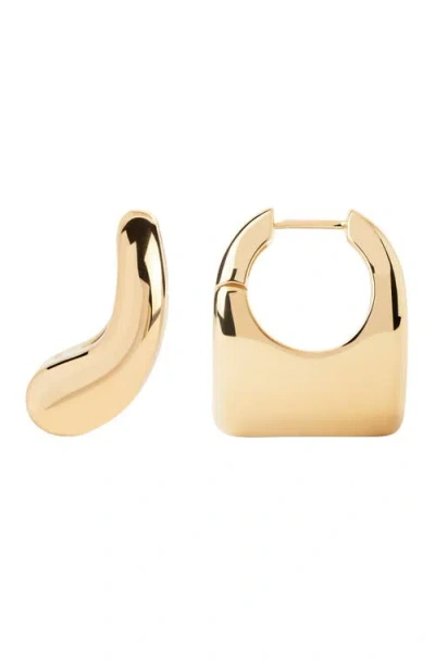 Pdpaola Ibiza Hoops In Gold