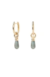 Pdpaola Jupiter Single Hoop In Labradorite
