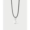Pdpaola La Perla Essential Pendant Necklace In Black