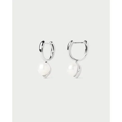 Pdpaola La Perla Mini Hoops In Metallic