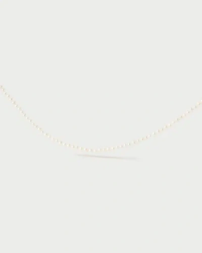 Pdpaola La Perla Necklace In White