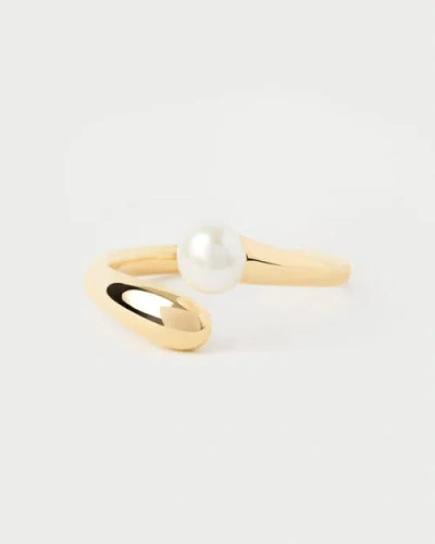 Pdpaola La Perla Ring In Gold