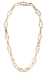 Pdpaola Loop Chain Necklace In Gold