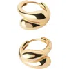 Pdpaola Loop Hoops In Gold