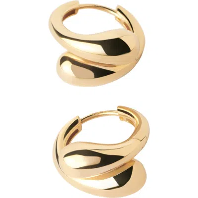 Pdpaola Loop Hoops In Gold
