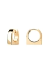 Pdpaola New York Single Hoop In Gold
