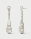 Pdpaola Pavé Glacier Earrings In Silver