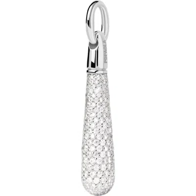 Pdpaola Women's Pave Large Drop Pendant In Silver