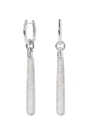Pdpaola Pavé Supreme Jupiter Single Hoop In Silver