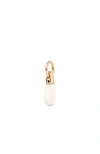 Pdpaola Rock Crystal Drop Pendant In Clear Quartz