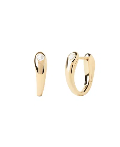 Pdpaola Serena Hoops In Gold