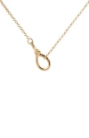 Pdpaola Stacker Clasp Chain Necklace In Gold