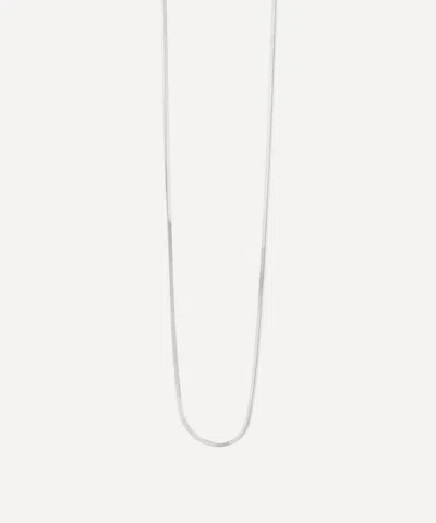 Pdpaola Sterling Silver Snake Chain Necklace