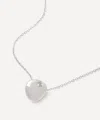 Pdpaola Sterling Silver Wave Pendant Necklace In Metallic