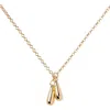 Pdpaola Tango Chain Necklace In Gold