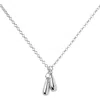 Pdpaola Tango Chain Necklace In Silver
