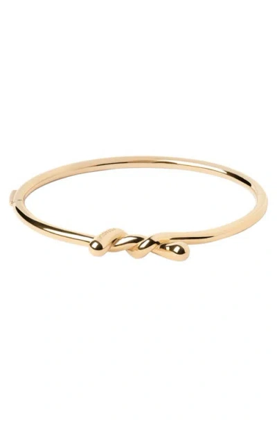 Pdpaola Twist Bangle In Gold