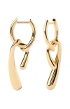 Pdpaola Twist Hoops In Gold
