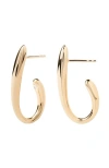 Pdpaola Volta Hoops In Gold
