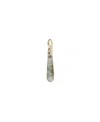 Pdpaola Large Drop Pendant In Gold/green