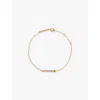 Pdpaola Womens Gold Rainbow18ct Yellow-gold Plated Sterling-silver And Cubic Zirconia Bracelet In Gold