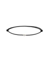 Pdpaola Isa Diamond Cord Bracelet In Black