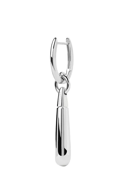 Pdpaola Women's Large Jupiter Single Hoop In Silver