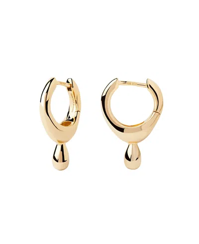 Pdpaola Lava Hoops In Gold