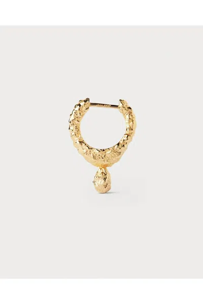 Pdpaola Women's Lava Single Hoop Earring In Gold