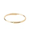 Pdpaola Loop Bangle In Gold