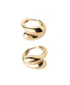 Pdpaola Loop Hoops In Gold