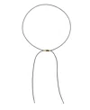 Pdpaola Oslo Cord Necklace In Black