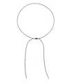 Pdpaola Oslo Cord Necklace In Black
