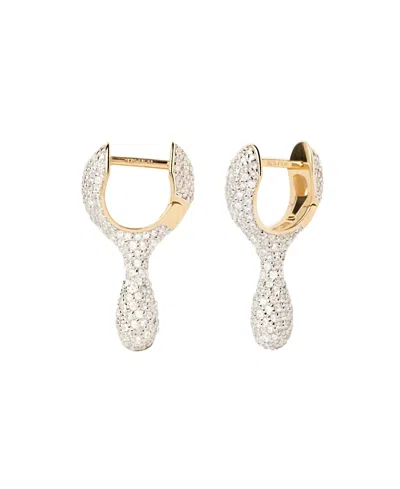 Pdpaola Women's Pave Ray Hoops In Gold