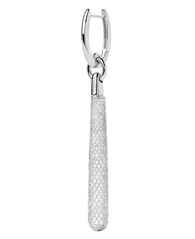 Pdpaola Women's Pave Supreme Jupiter Single Hoop In Silver