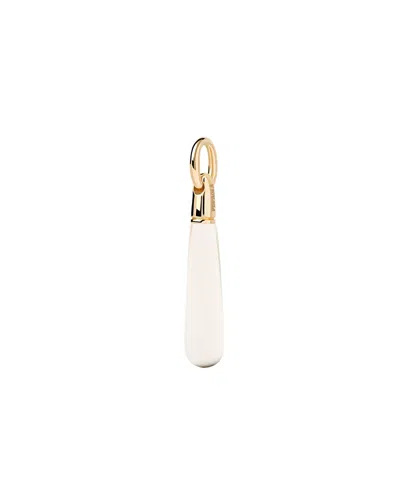 PDPAOLA WOMEN'S ROCK CRYSTAL LARGE DROP PENDANT