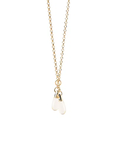 Pdpaola Rock Crystal Tango Chain Necklace In Clear Quartz