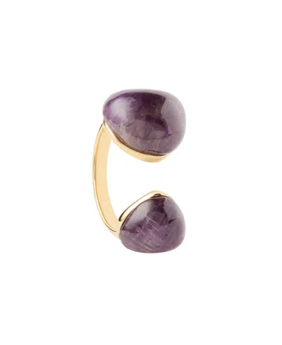 PDPAOLA WOMEN'S STONE GRAVITY RING