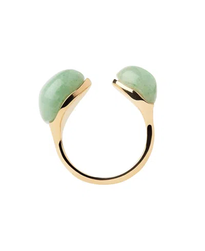 PDPAOLA WOMEN'S STONE GRAVITY RING