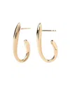Pdpaola Volta Hoops In Gold