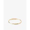 Pdpaola Womens  Loop 18ct Yellow Gold-plated Brass Bracelet In Gold