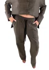 Pdr Pantalone  With Paintings In Gray