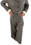 Pdr Pantalone  With Pence In Gray