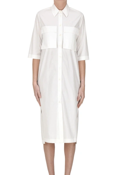 Pdr Phisique Du Role Cotton Shirt Dress In White