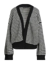 Pdr Phisique Du Role Woman Cardigan Black Size 2 Virgin Wool In Black