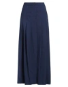 Pdr Phisique Du Role Woman Maxi Skirt Navy Size 1 Polyester, Virgin Wool, Elastane
