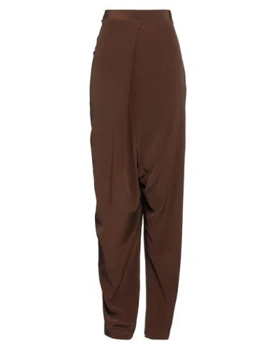 Pdr Phisique Du Role Woman Pants Chocolate Brown Size 2 Silk