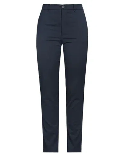 Pdr Phisique Du Role Woman Pants Navy Size 3 Recycled Polyester, Virgin Wool, Elastane In Blue