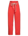 Pdr Phisique Du Role Woman Pants Tomato Red Size 0 Cotton, Elastane