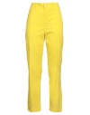 Pdr Phisique Du Role Woman Pants Yellow Size 2 Cotton, Polyamide In Yellow